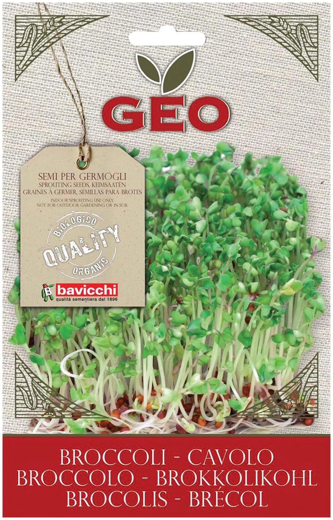 Semi di cavolo broccolo per germogli 300g