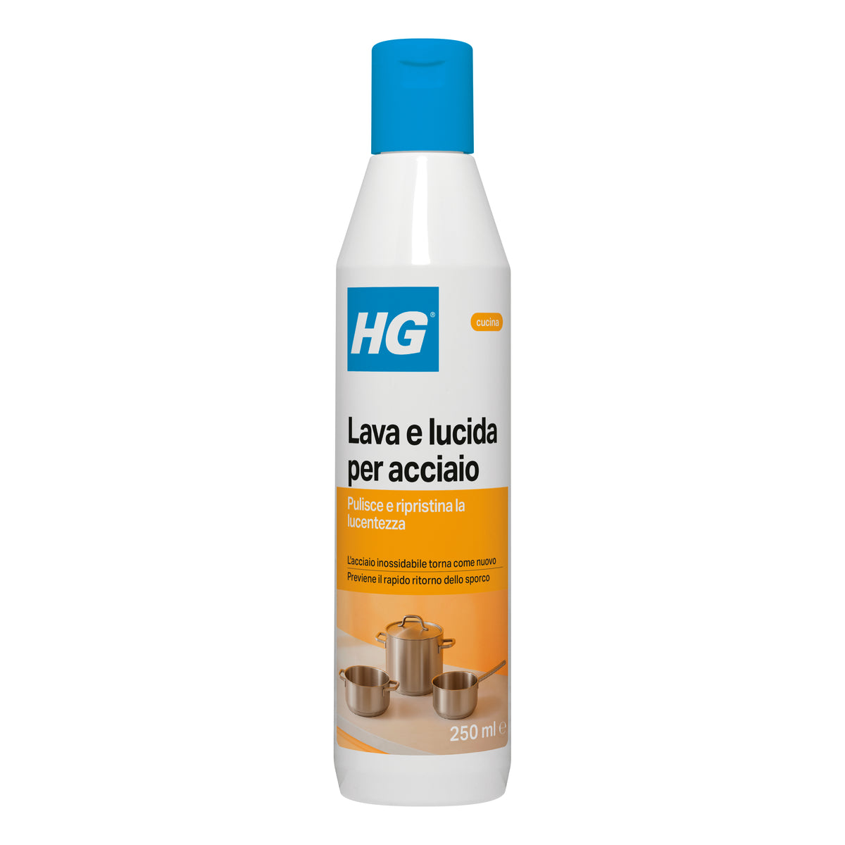 HG Wasch- und Poliermittel für Stahl 300 ml