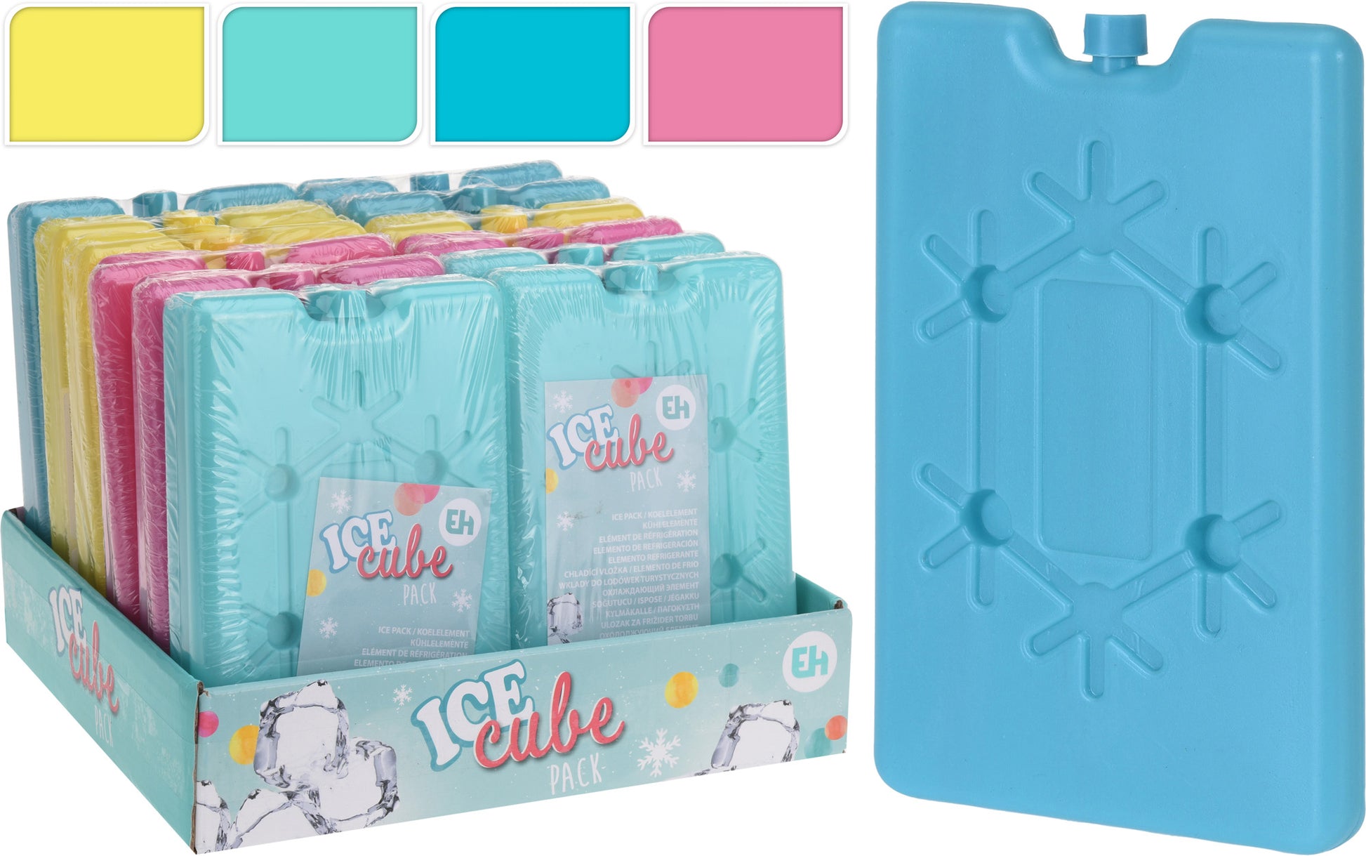 OFFERTA 8 PZ ELEMENTO REFRIGERANTE 16X10 CM COLORI ASSORTITI