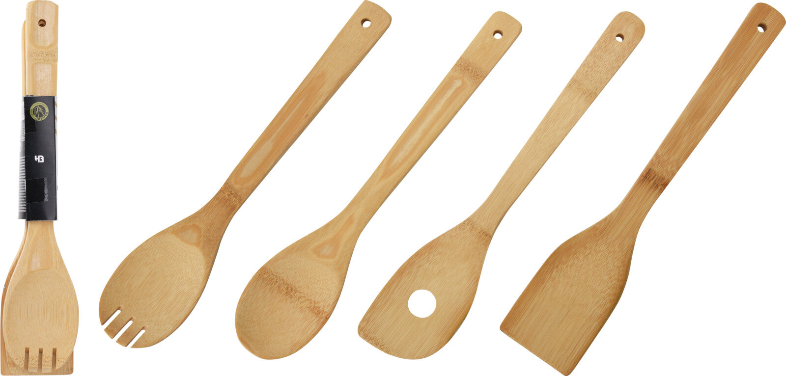 SET 4 UTENSILI DA CUCINA IN BAMBOO