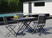 TAVOLO TRASFORMABILE 120X75CM CAFE