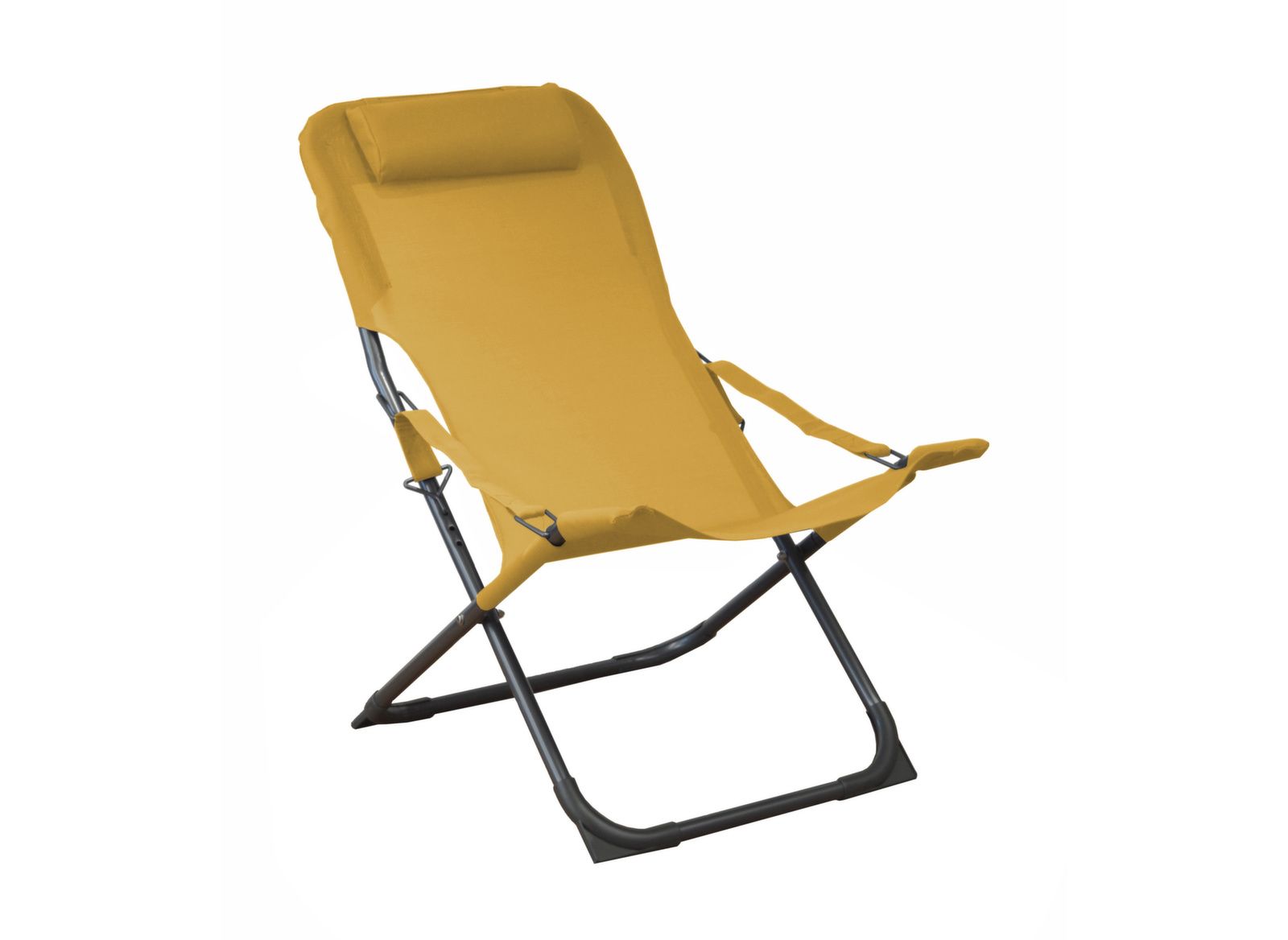 CHAISE DE TERRASSE PLIANTE RELAX, COULEUR AU CHOIX