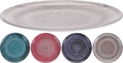OFFERTA SET 4PZ PIATTO MELAMINA 23CM COLORI ASSORTITI