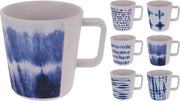 OFFERTA SET 6 MUG CON MANICO DECORAZIONE ASSORTITA