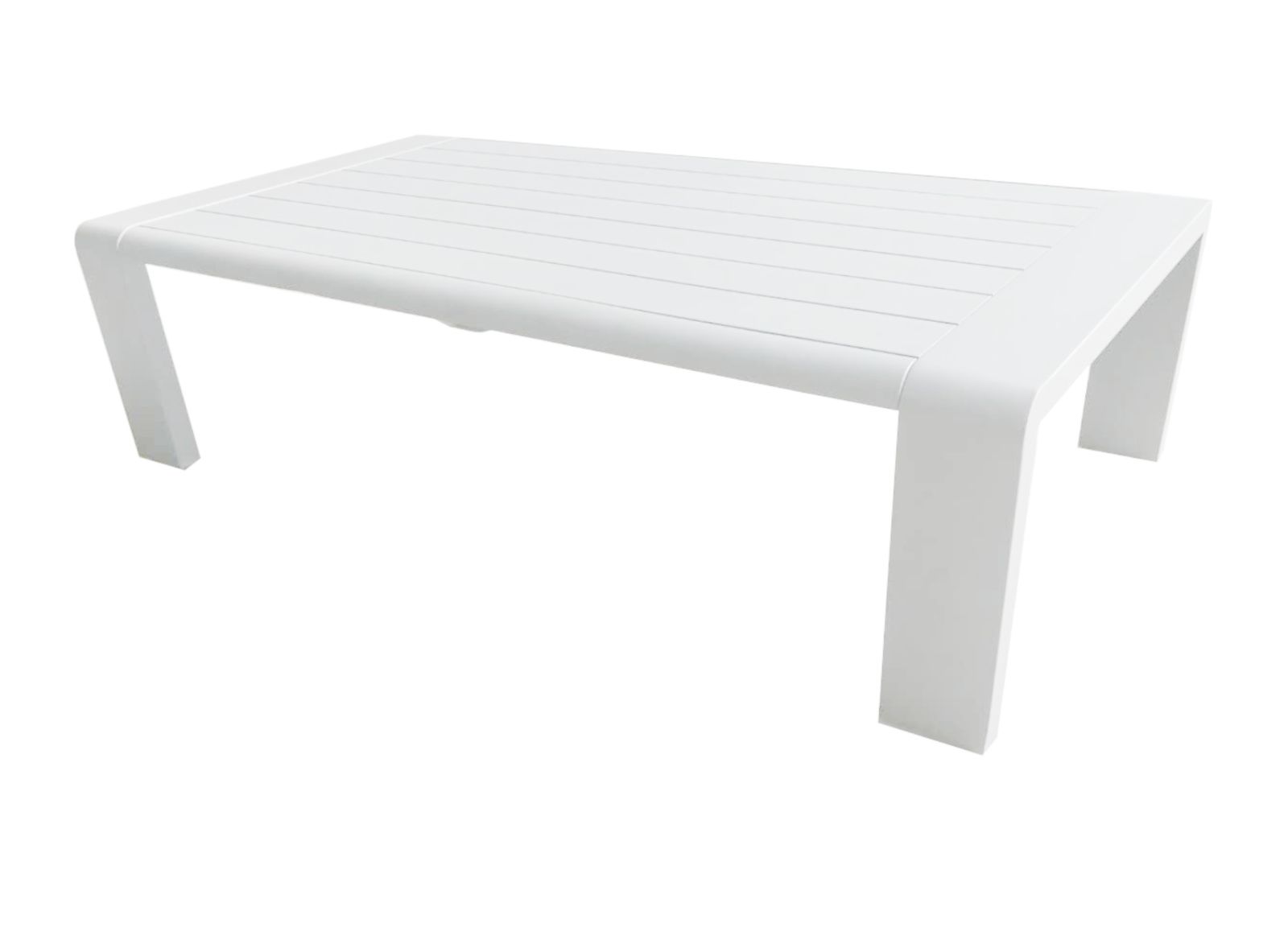 TAVOLO BASSO CORDOUAN 150X78X41CM BIANCO