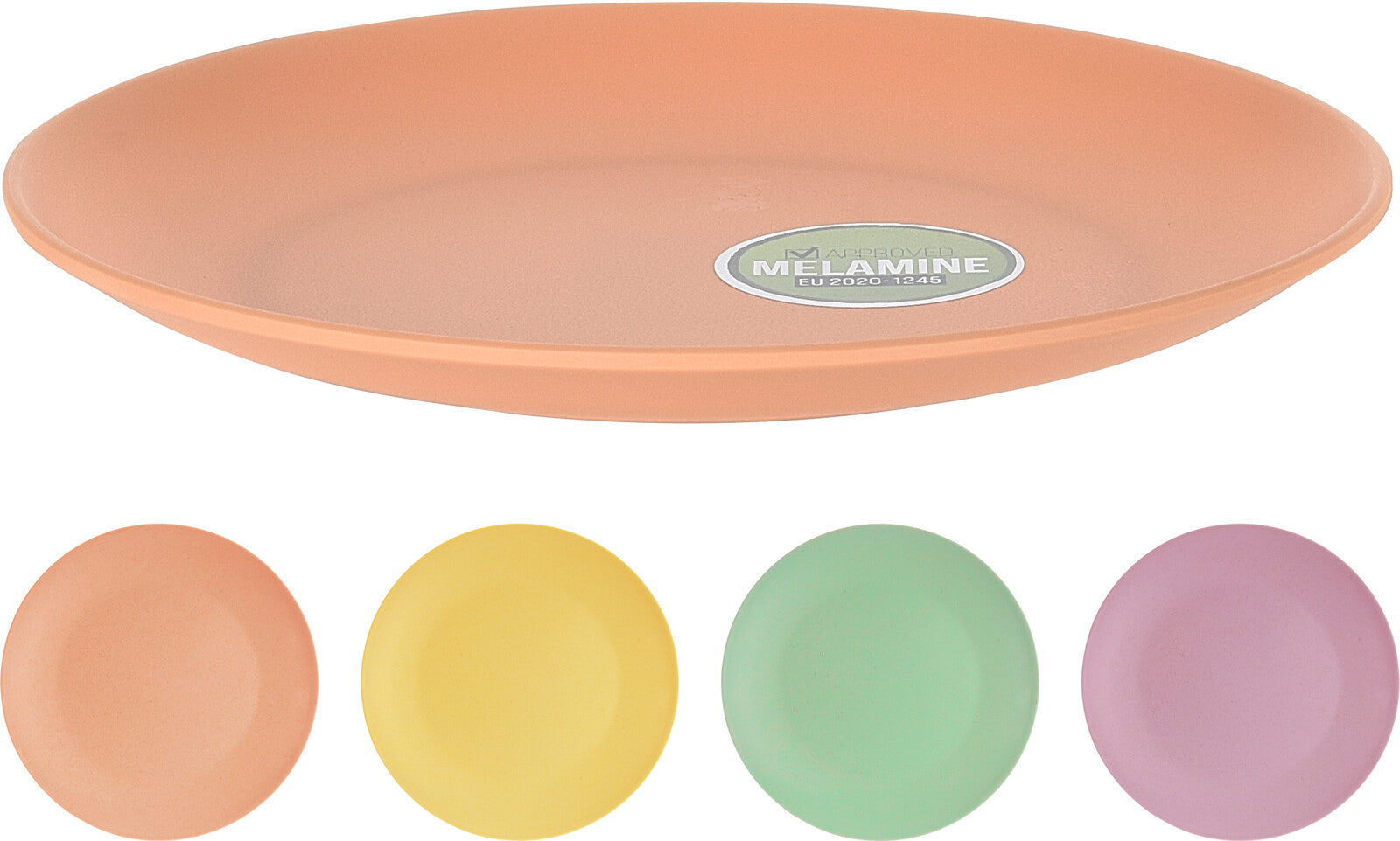 PIATTO 25CM COLORE ASSORTITO