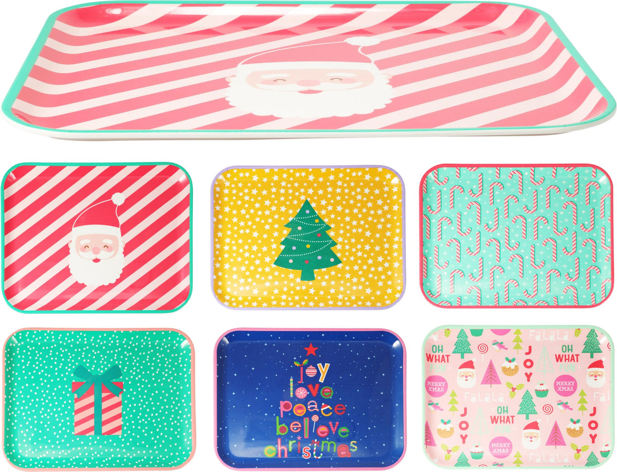 Vassoio in melamina 37 x 29 cm modello assortito PERAGA CHRISTMAS