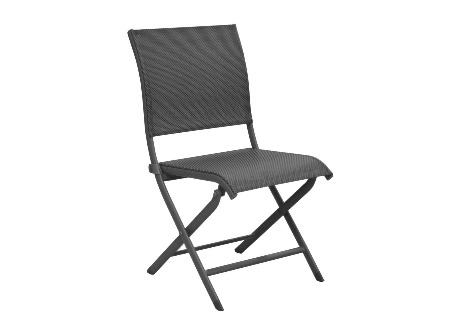 SEDIA PIEGHEVOLE GRAFITE CON SEDUTA IN BBC ELEGANCE