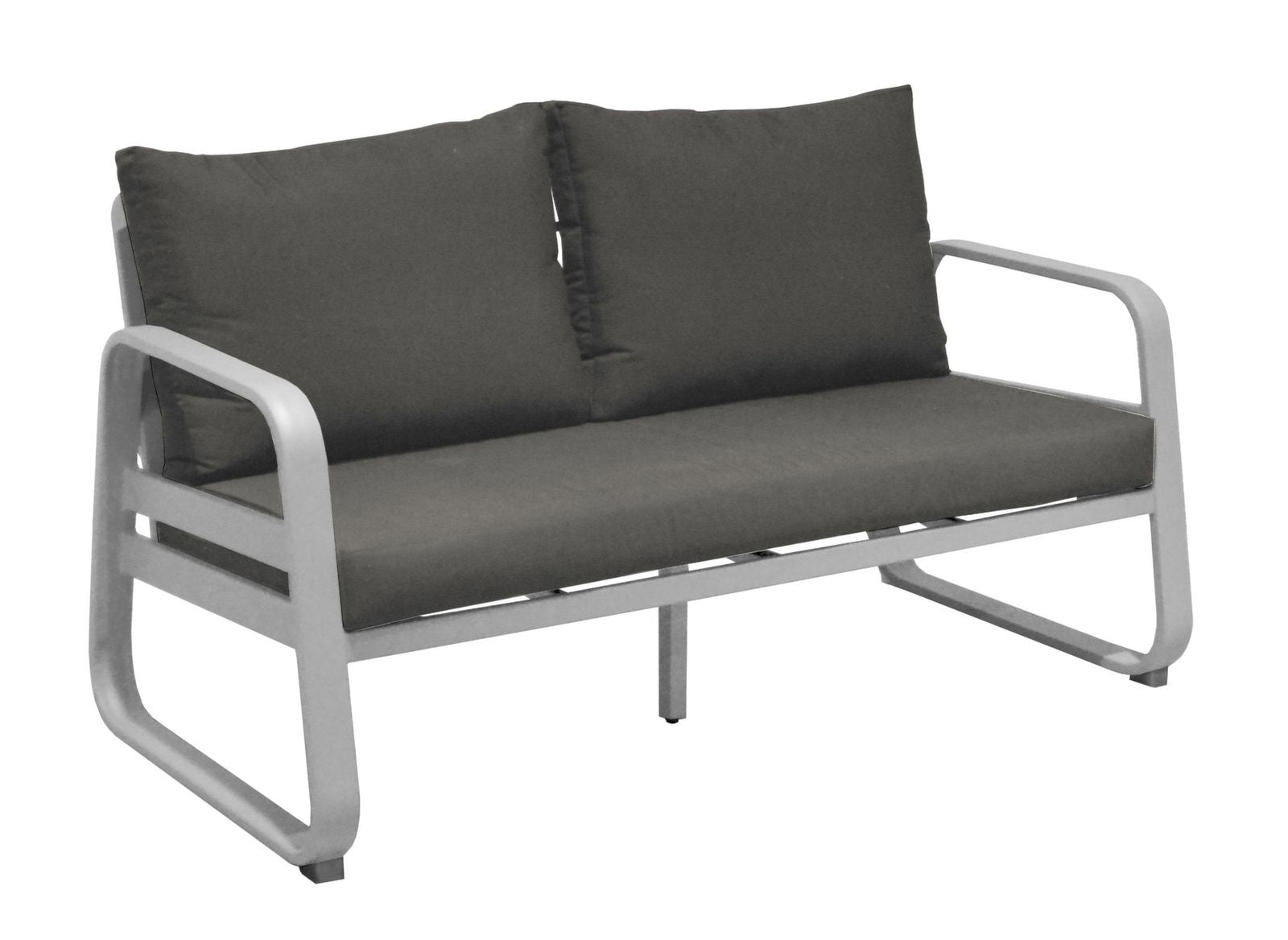 SALOTTO DA GIARDINO TONIO BIANCO/GRIGIO