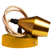 CAVO E PORTA LAMPADA ORO