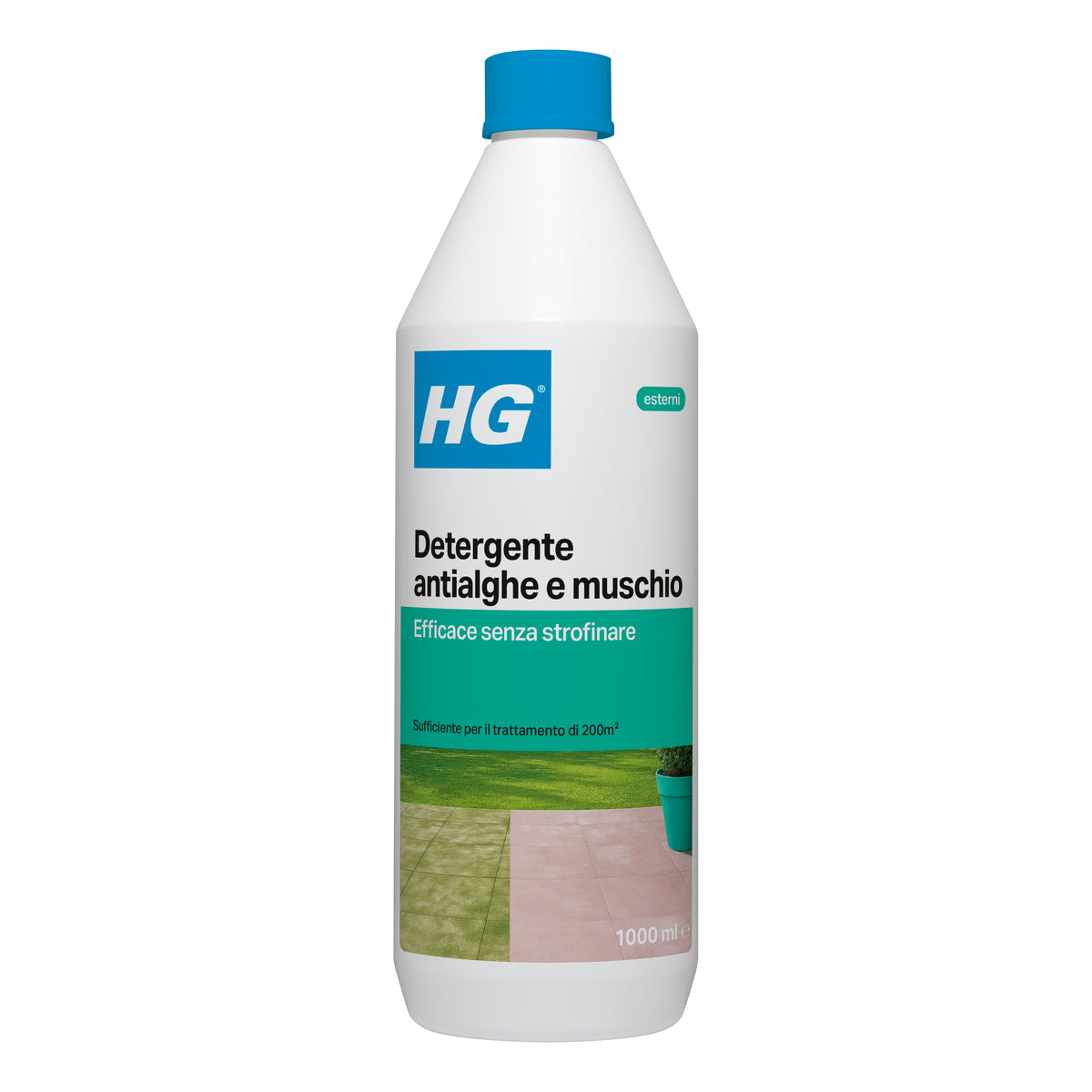 HG DETERGENTE ANTI ALGHE E MUSCHIO 1 L