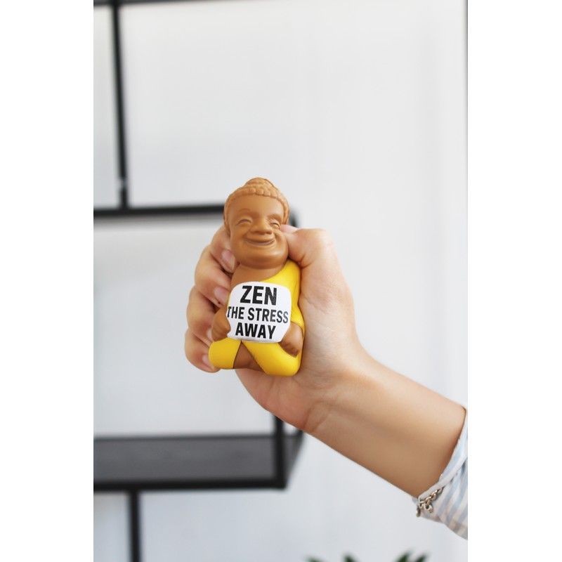 Antistress a forma di Buddha Zen 8 x 7 x 13 cm MAGS - immagine 2
