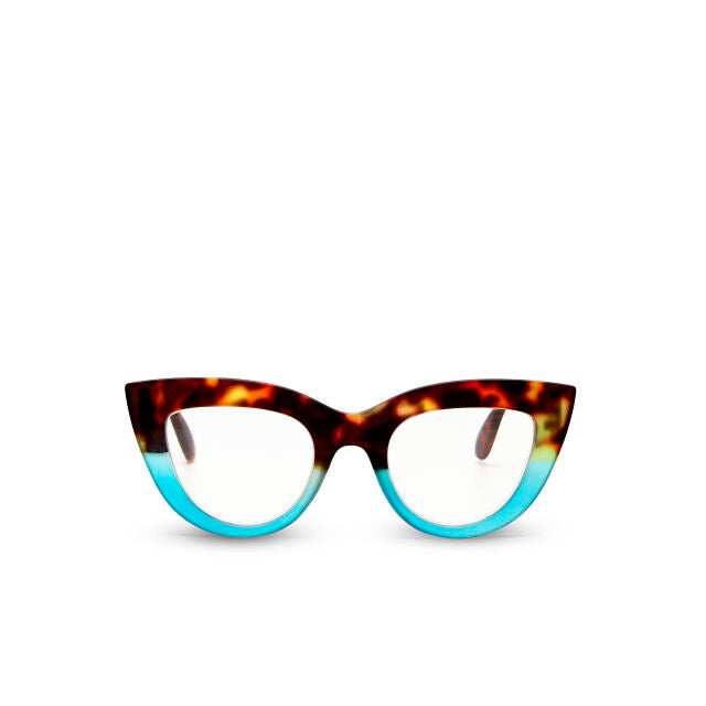 OCCHIALE MODELLO GATTO LITE SOFT TOUCH HAVANA BLUE GRADAZ. 2.50