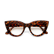 OCCHIALE MODELLO GATTO BIG FRAME TARTARUGA GRADAZ. 2.00