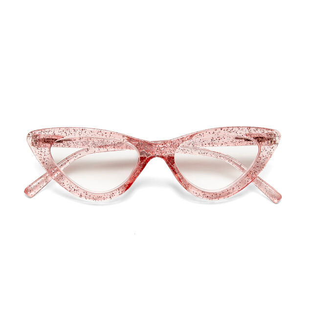 OCCHIALE MODELLO GATTO GLITTER ROSA GRADAZ. 3.00