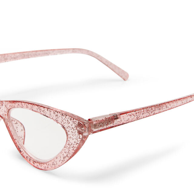 OCCHIALE MODELLO GATTO GLITTER ROSA GRADAZ. 3.00