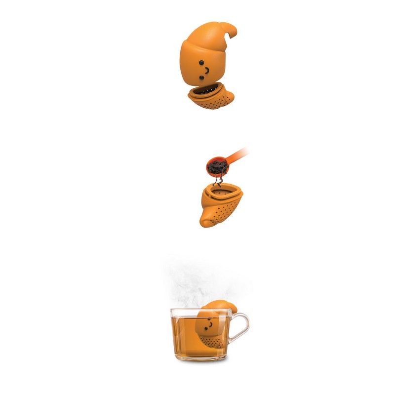 Infusore per Tè a Forma di Croissant in Silicone MAGS - immagine 4