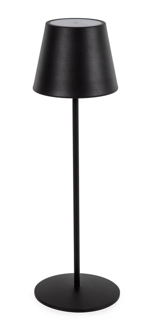 LAMPADA DA TAVOLO CON LED ETNA NERA H38CM