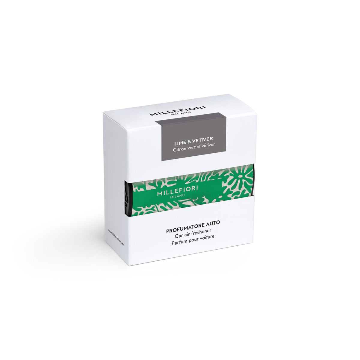 Profumatore Auto Textile Lime & Vetiver Verde MILLEFIORI MILANO