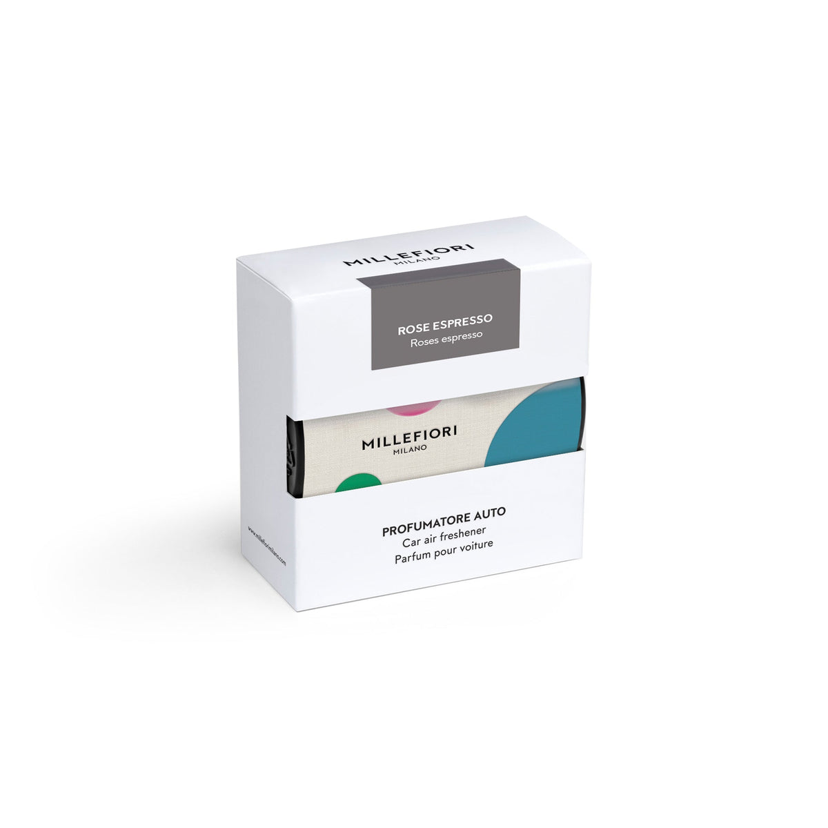 Profumatore Auto Textile Rose Espresso Multicolore  MILLEFIORI MILANO