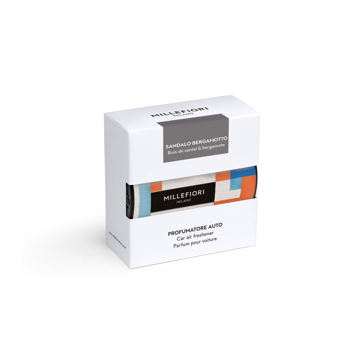 Profumatore Auto Textile Sandalo Bergamotto Multicolore MILLEFIORI MILANO