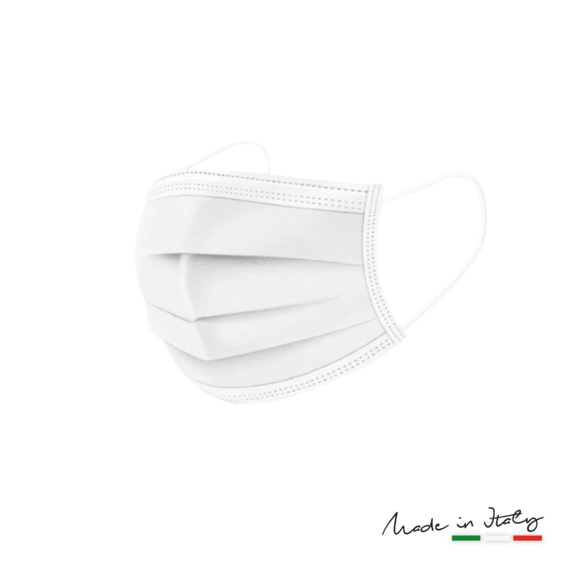 50 MASCHERINE MONOUSO CHIRURGICHE MADE IN ITALY