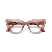 OCCHIALE DA LETTURA GATTO BIG CAT EYE PINK HAVANA