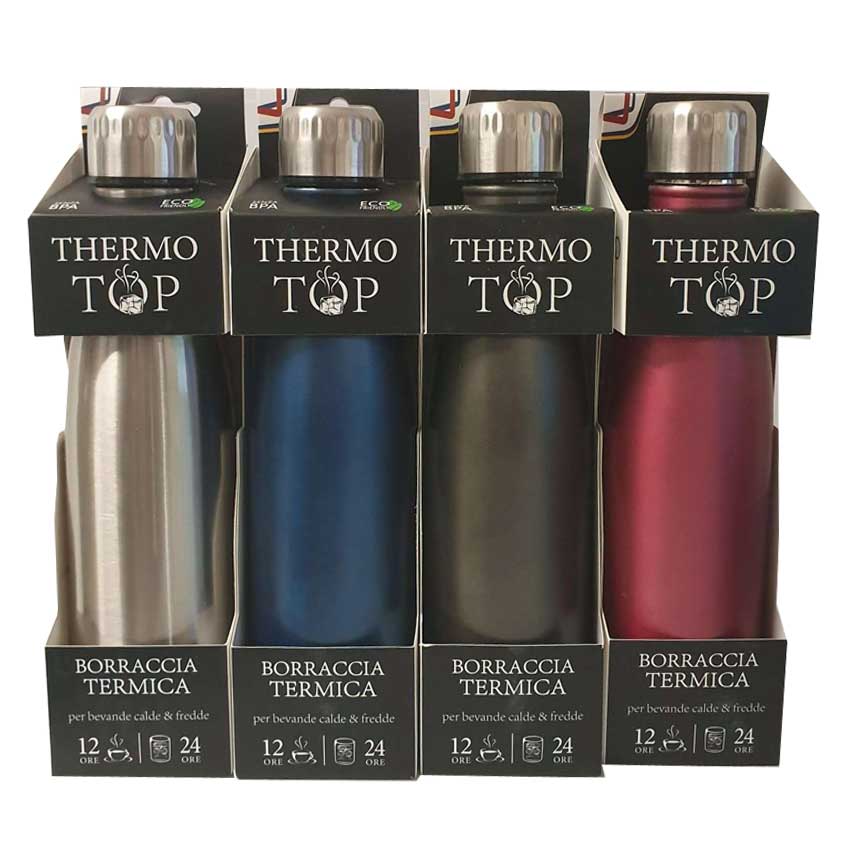 BORRACCIA TERMICA THERMO TOP COLORI ASSORTITI 500ML
