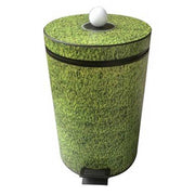 PATTUMIERA 12 LT METALLO APERTURA A PEDALE PRATO DA GOLF