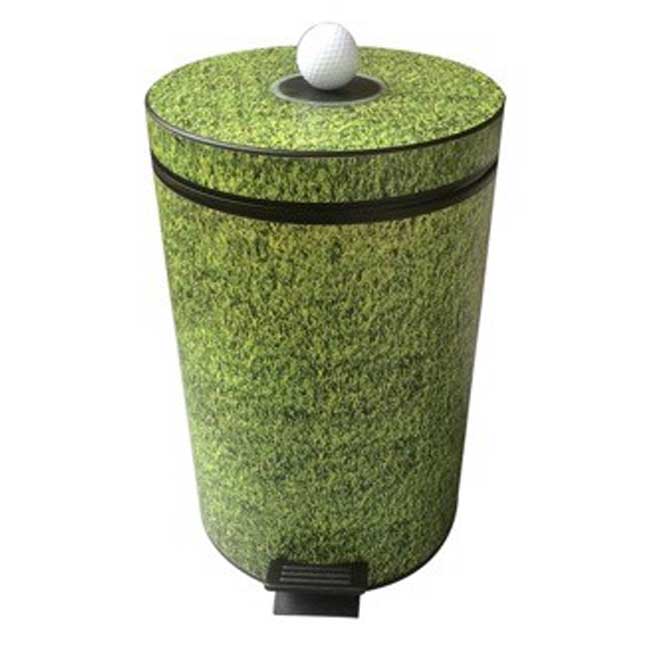 PATTUMIERA 12 LT METALLO APERTURA A PEDALE PRATO DA GOLF