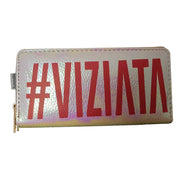 PORTAFOGLIO DONNA #VIZIATA IRIDESCENTE 19.5X9.5X2.5 CM ASSORTITO