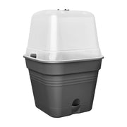 FIORIERA MINI-SERRA GREEN BASICS GROWPOT SQUARE ALLIN1 35CM LIVING BLACK