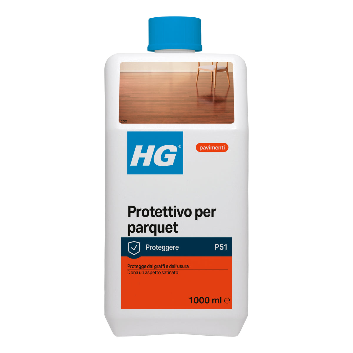 HG PELLICOLA PROTETTIVA LUCIDANTE PER PARQUET 1 L