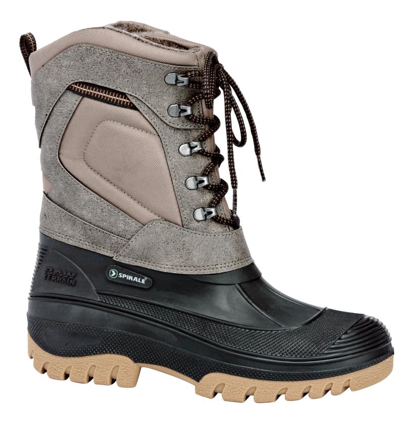 STIVALE CANADESE UOMO "CARIBOU" NERO/BEIGE