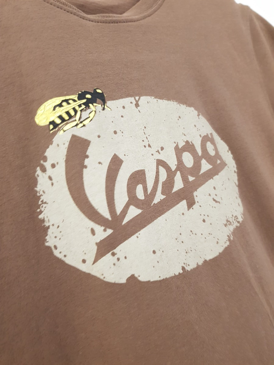 T-SHIRT "VESPA" DA DONNA TAGLIA S - MARRONE