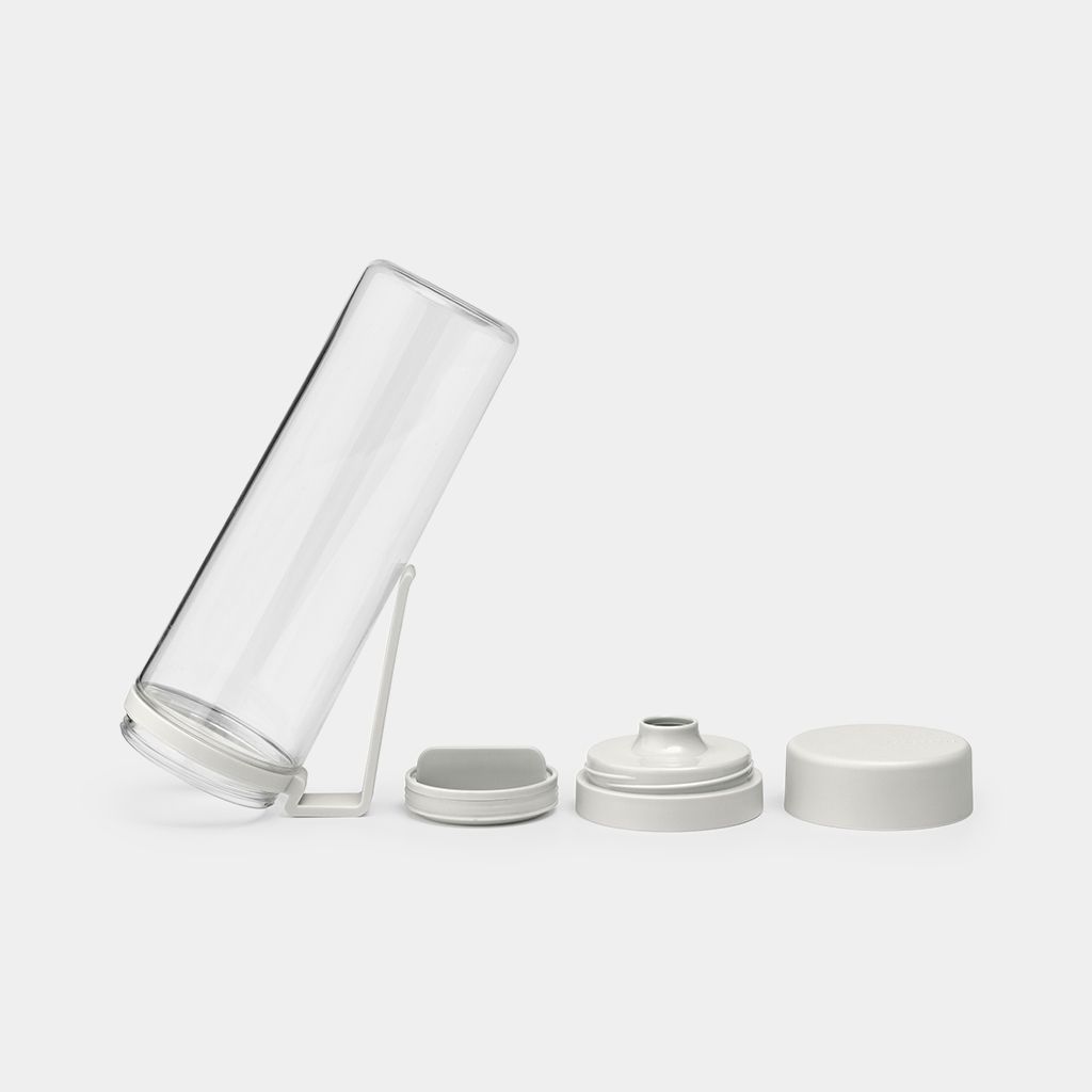 MAKE & TAKE BOTTIGLIA PER ACQUA CON FILTRO 0.5LT LIGHT GREY