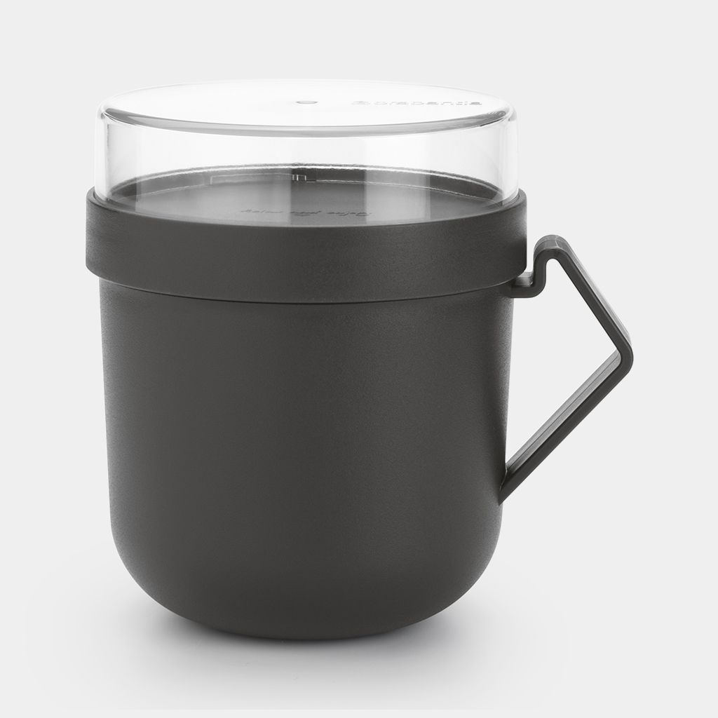 MAKE&TAKE TAZZA IN CERAMICA 0,6L DARK GREY