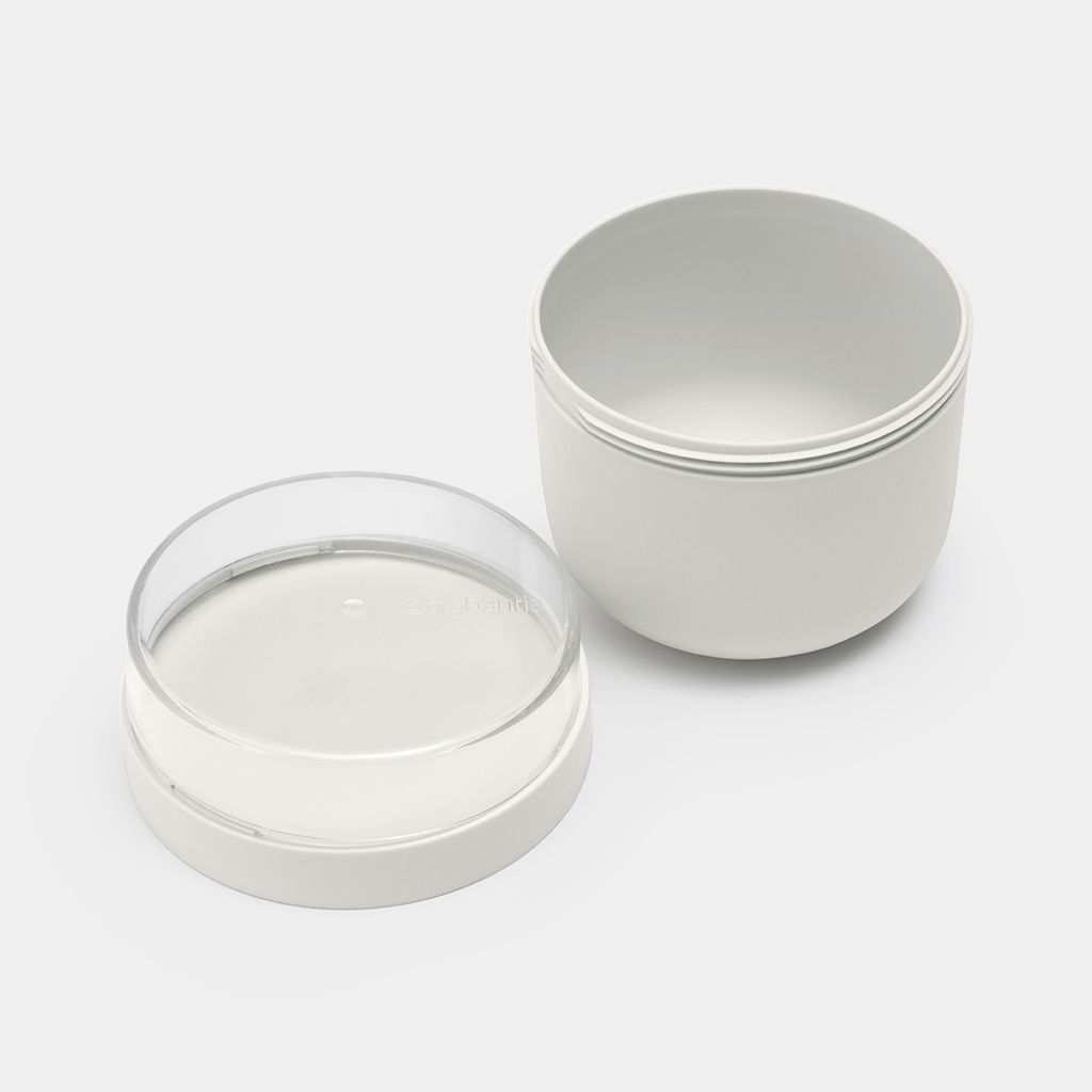 MAKE & TAKE CONTENITORE ROTONDO PORTA COLAZIONE 0,5L LIGHT GREY