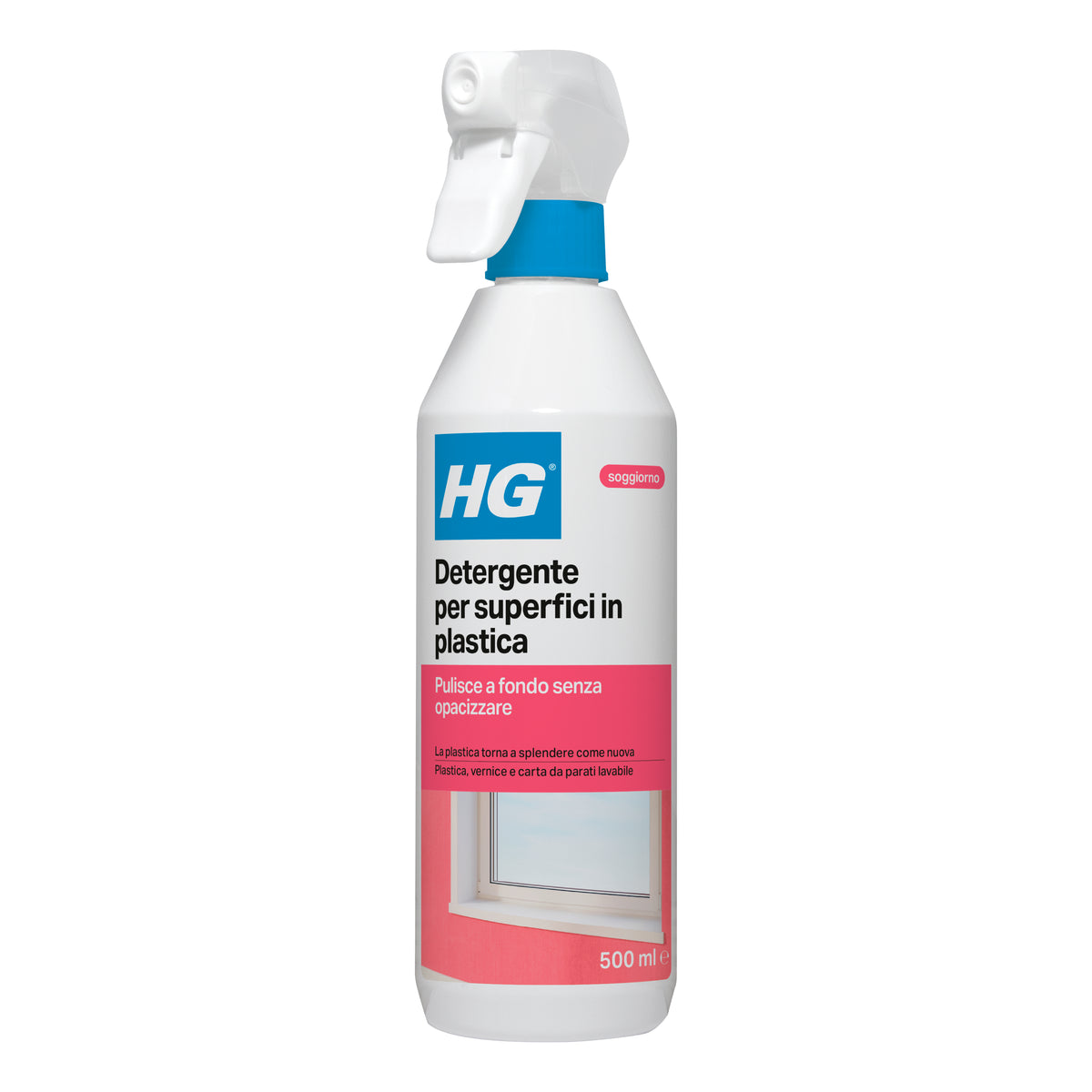 DETERGENTE AD AZIONE INTENSA PER SUPERFICI IN PLASTICA 500ML