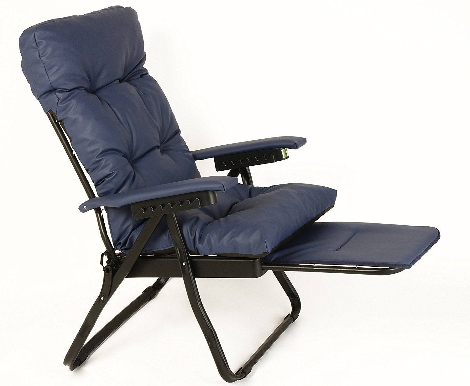 SDRAIO POLTRONA CUSCINO ECOPELLE BLU