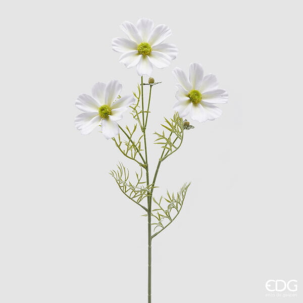 RAMO ARTIFICIALE COSMOS, BIANCO, EFFETTO REAL TOUCH