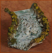 CASCATA CURVA DX PER PRESEPE 27,5X14X4CM