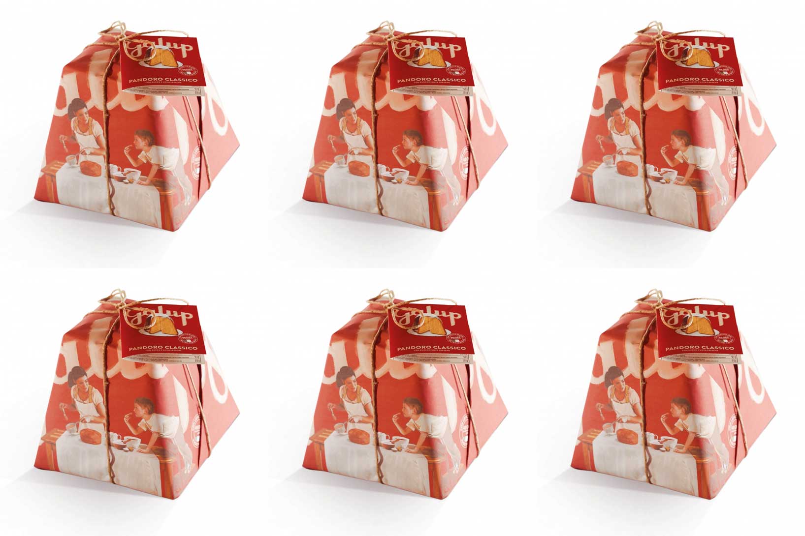 OFFERTA 6 PANDORI INCARTO COLOR EDITION 750GR