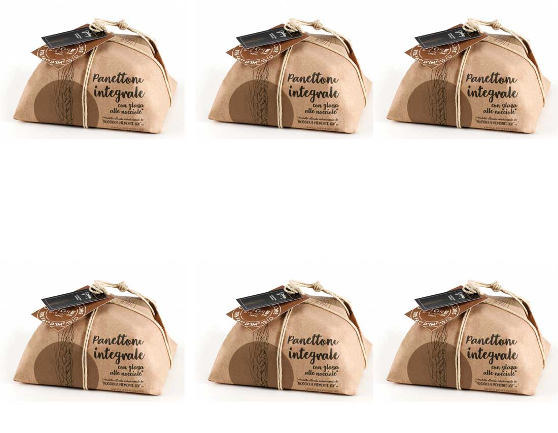 OFFERTA 6 PANETTONI GRAN GALUP INTEGRALE INCARTO DECORATO 750GR