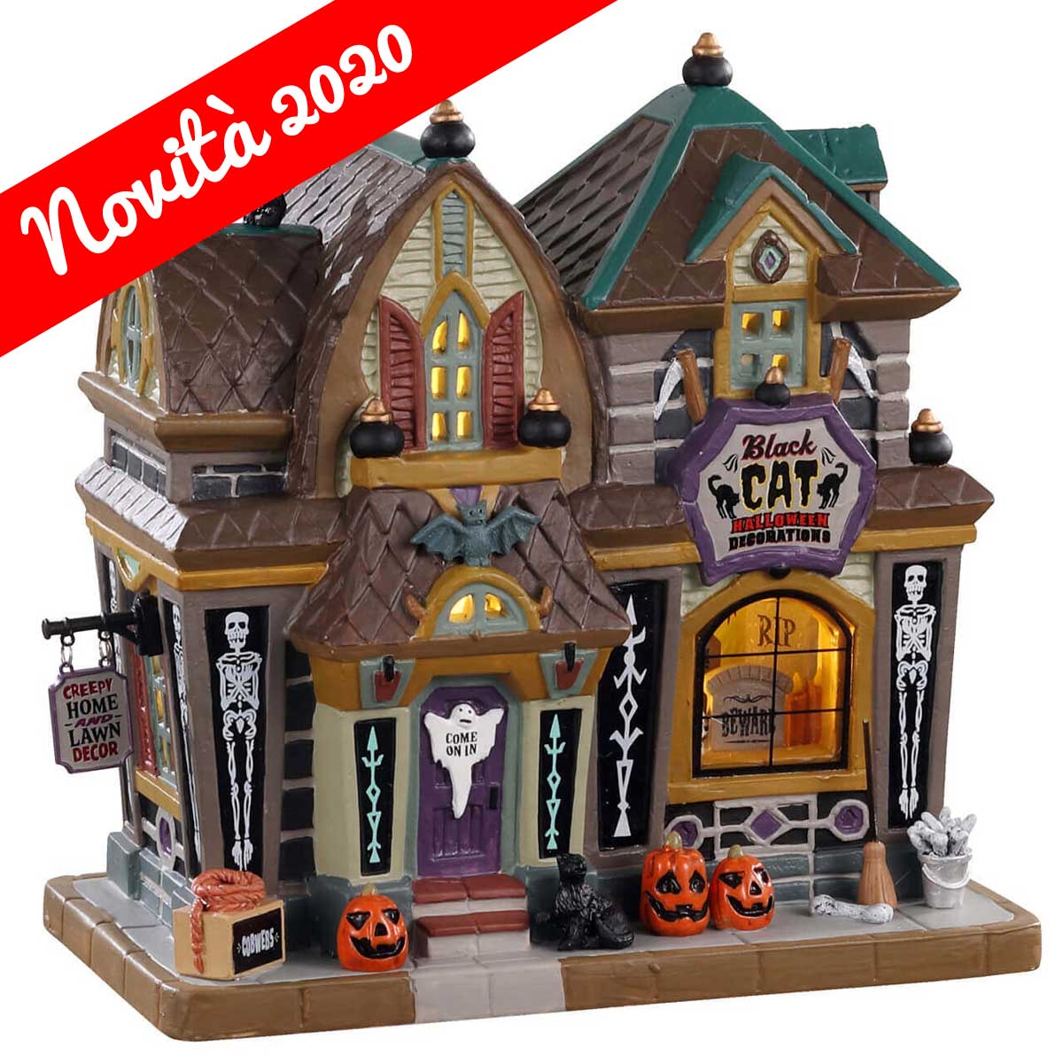 CASA DI HALLOWEEN - BLACK CAT HALLOWEEN DECOR