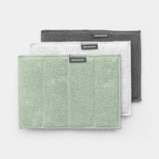 3 PANNI PER PULIZIA IN MICROFIBRA JADE GREEN