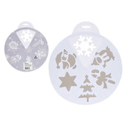 OFFERTA 2 STENCIL NATALIZI 30 CM ASSORTITI