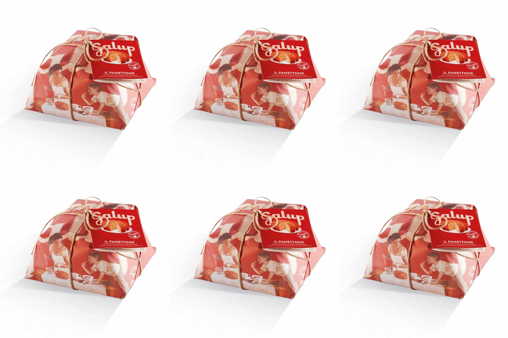 OFFERTA 6 PANETTONI CLASSICO INCARTO COLOR EDITION 750GR