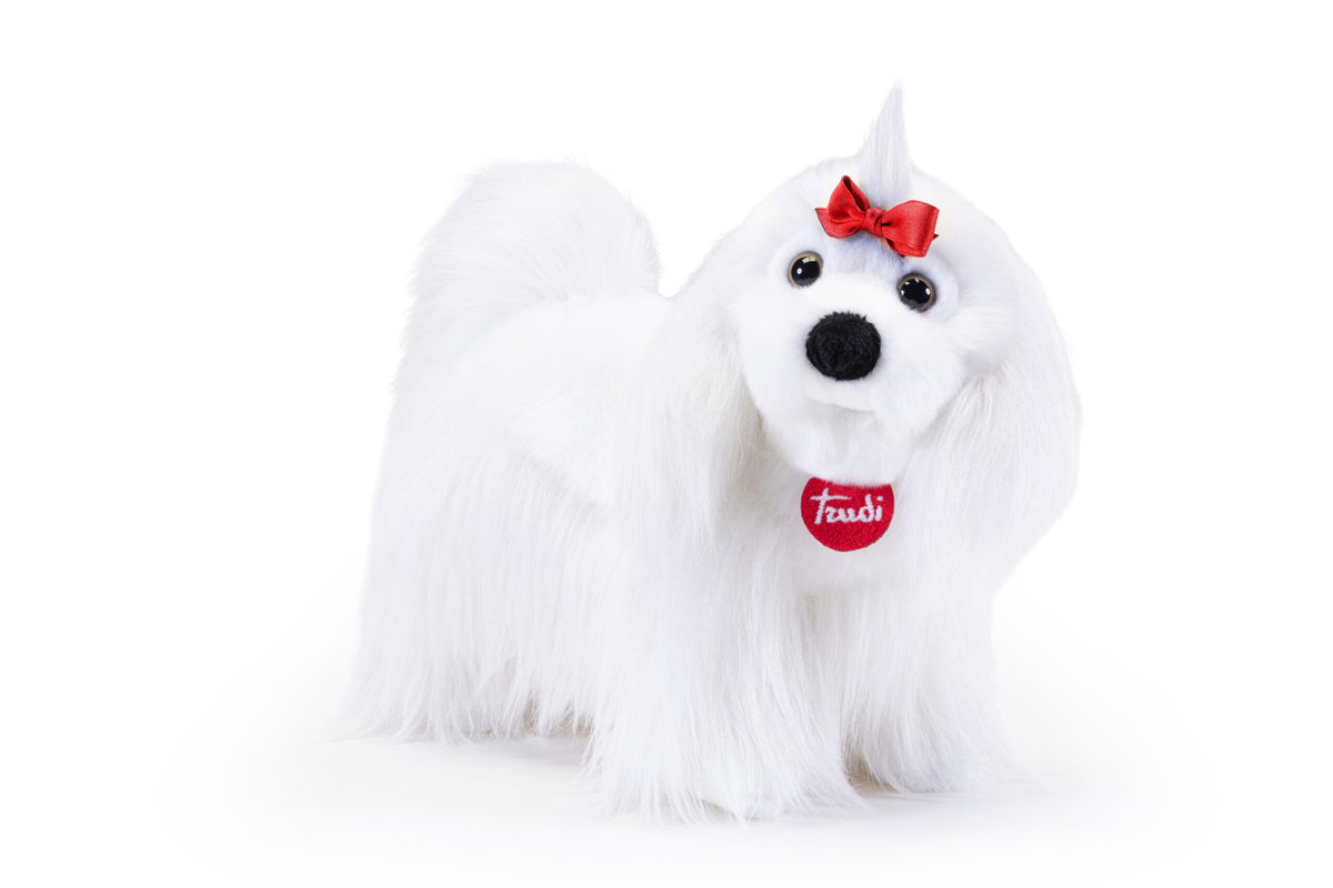 Peluche cane Maltese Lulù taglia M TRUDI - immagine 1