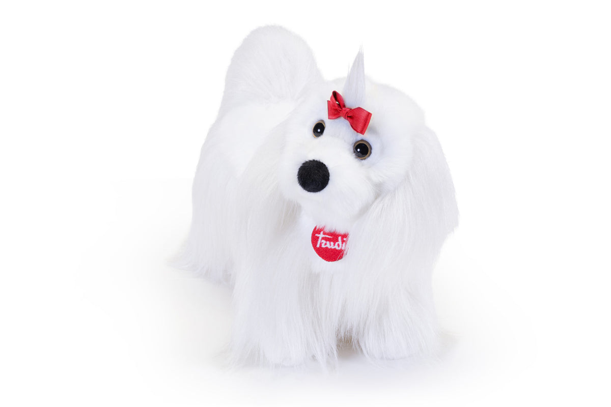 Peluche cane Maltese Lulù taglia M TRUDI - immagine 2